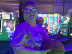 Person with basketball